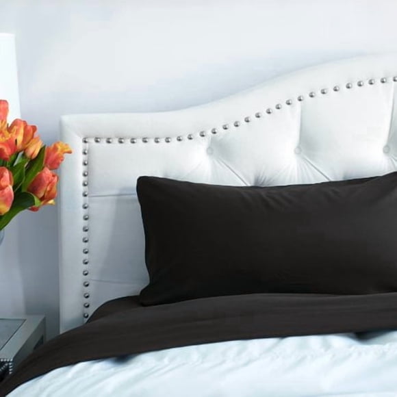 PeachSkinSheets Midnight Black Sheet Set - 1500tc Level of Softness - Extra Soft Cooling Sheets for Hot Sleepers and Night Sweats - Twin Size