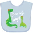 thumbnail image 3 of Inktastic Grammy Boy Grandson Dinosaur Boys Baby Bib, 3 of 4