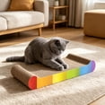 thumbnail image 6 of AuroraX Cat Scratcher Cat Scratch Pad Colored Durable Corrugated Non-Shedding Cat Supplies, 6 of 6