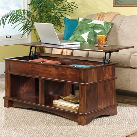 Sauder Harbor View Lift-Top Coffee Table, Curado Cherry Finish