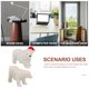 thumbnail image 3 of Mini oso de resina en miniatura, figurita de oso de invierno, adornos navideños de oso, micro paisajes, animales, adornos para tartas, decoración de mesa navideña para el hogar, 3 of 7