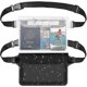 thumbnail image 1 of Paquete de 2 bolsas Ph Ipx8, riñonera ajustable para nadar en la playa y bucear, 1 of 5
