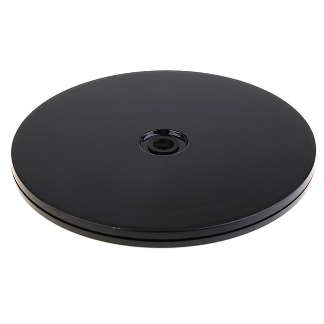 Placa base giratoria universal, mesa giratoria para relojes de exhibición, joyería antigua Negro Sunnimix Placa giratoria
