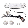 thumbnail image 2 of 4 String Guitar Soundhole Pickup Wiring Harness W/2 Sets Screws Knobs, 2 of 10