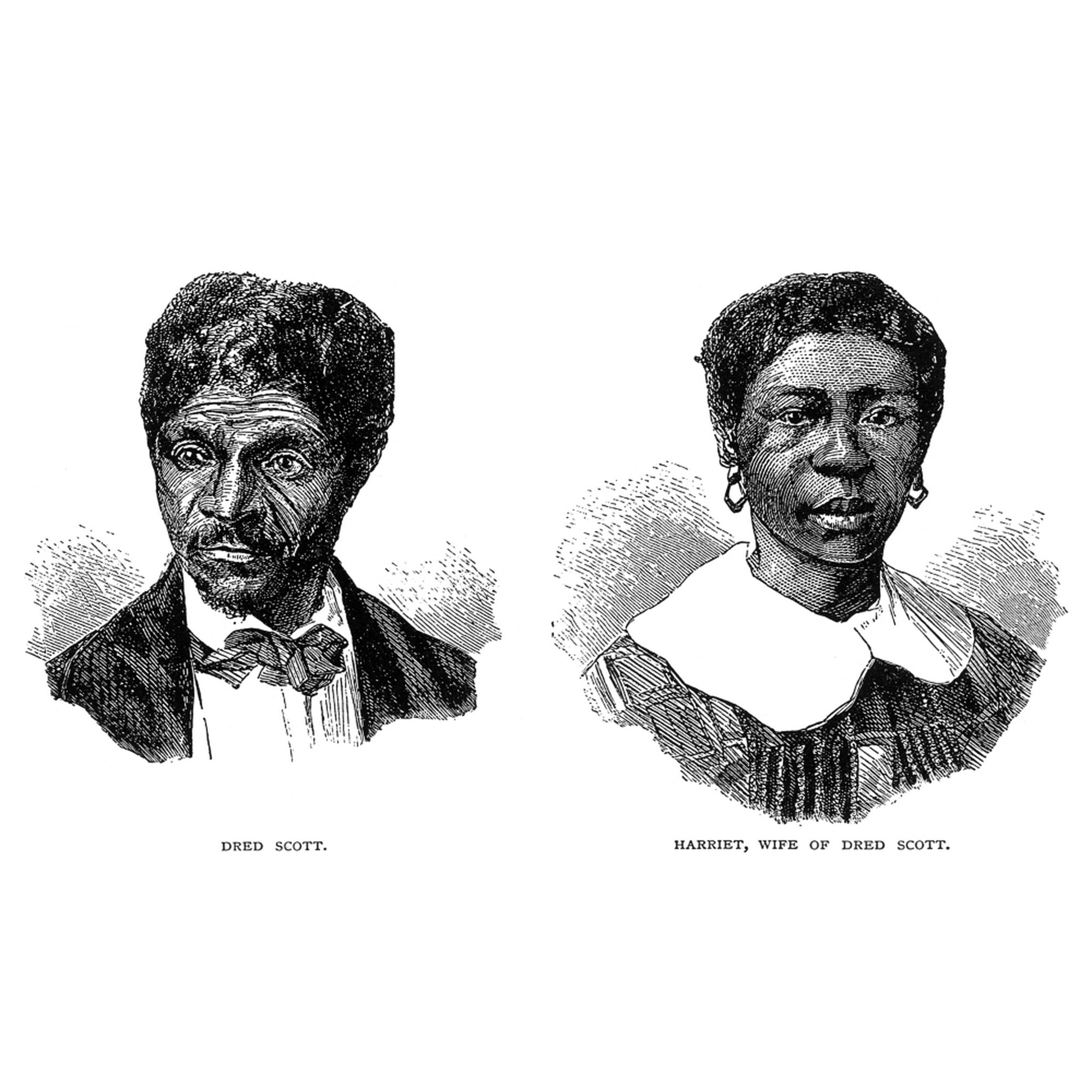 Harriet Dred Scott Owner Dred Scott /Namerican With His Wife Harriet