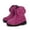 Hot Pink, variant on Xijirk Girls Suede Ankle Boots with Side Zipper and 3D Bow for Fall Outfits and Daily Wear,2-2.5 Years