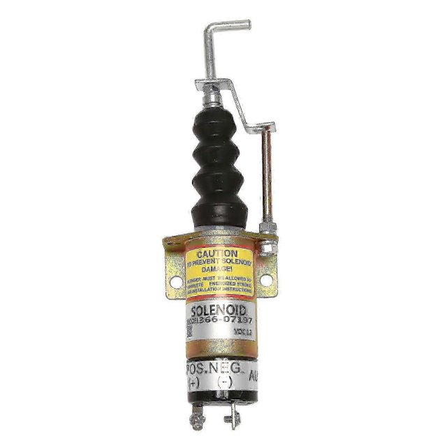 For Electric Solenoid 1502-12C7U2B2S1 SA-3405T 366-07197 2 PINS 12V Stop Solenoid Valve Cut Off Solenoid