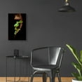 thumbnail image 6 of Epic Art 'Frog Portrait' by Thomas Haney, Acrylic Glass Wall Art, 16"x24", 6 of 8