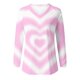 thumbnail image 4 of Xuyuer Valentines Women's Long Sleeve Tunic Tops Fall Shirts to Wear with Leggings Loose Fit Dressy V-Neck Blouse S-XXL, 4 of 5