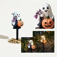 thumbnail image 2 of Solar Halloween Pathway Stake Light Outdoor Garden Yard Decor LED Ground Insert Lamp with Ghost Pumpkin Figure for Walkway Lawn Patio, 2 of 7