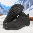 thumbnail image 4 of PLERISE Men's Waterproof Winter Snow Boots, Insulated Warm Outdoor Shoes with Anti-Slip Sole for Hiking, Walking, and Cold Weather Adventures, 4 of 9