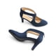 thumbnail image 3 of Zapatos de Tacón Bajo para Mujer DREAM PAIRS en Azul Marino con Punta en Punta, 3 of 7