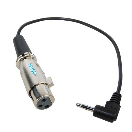 VIXIA HF R100 Direct Link from External Microphone VIXIA HF M52 XA10 Camcorder, HF R11 VIXIA HF R20 HQRP 3.5mm to XLR Female 3-pin Cable Cord Works with Canon VIXIA HF M500 VIXIA HF R10