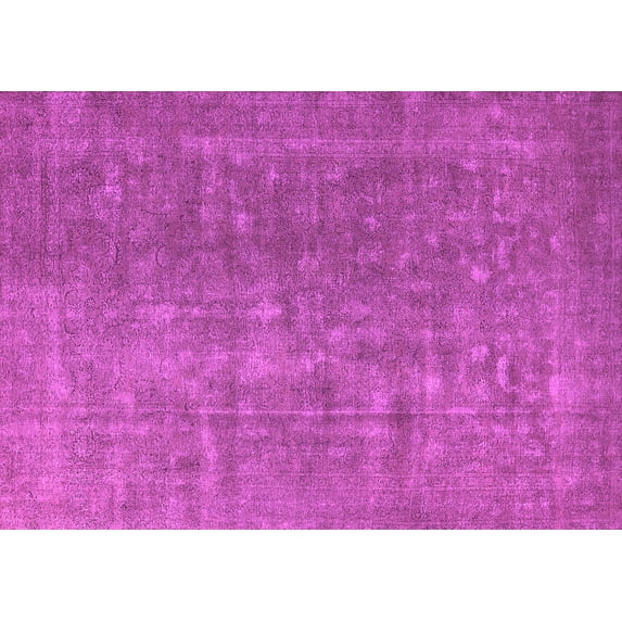 Ahgly Company Indoor Rectangle Oriental Pink Industrial Area Rugs, 2' x 5'