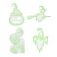 thumbnail image 1 of Pegatinas Luminosas De Halloween, Pegatinas De Halloween, Sensación De Terror, Efecto Fluorescente, 4 Piezas Para Ventana Anggrek Otros, 1 of 8