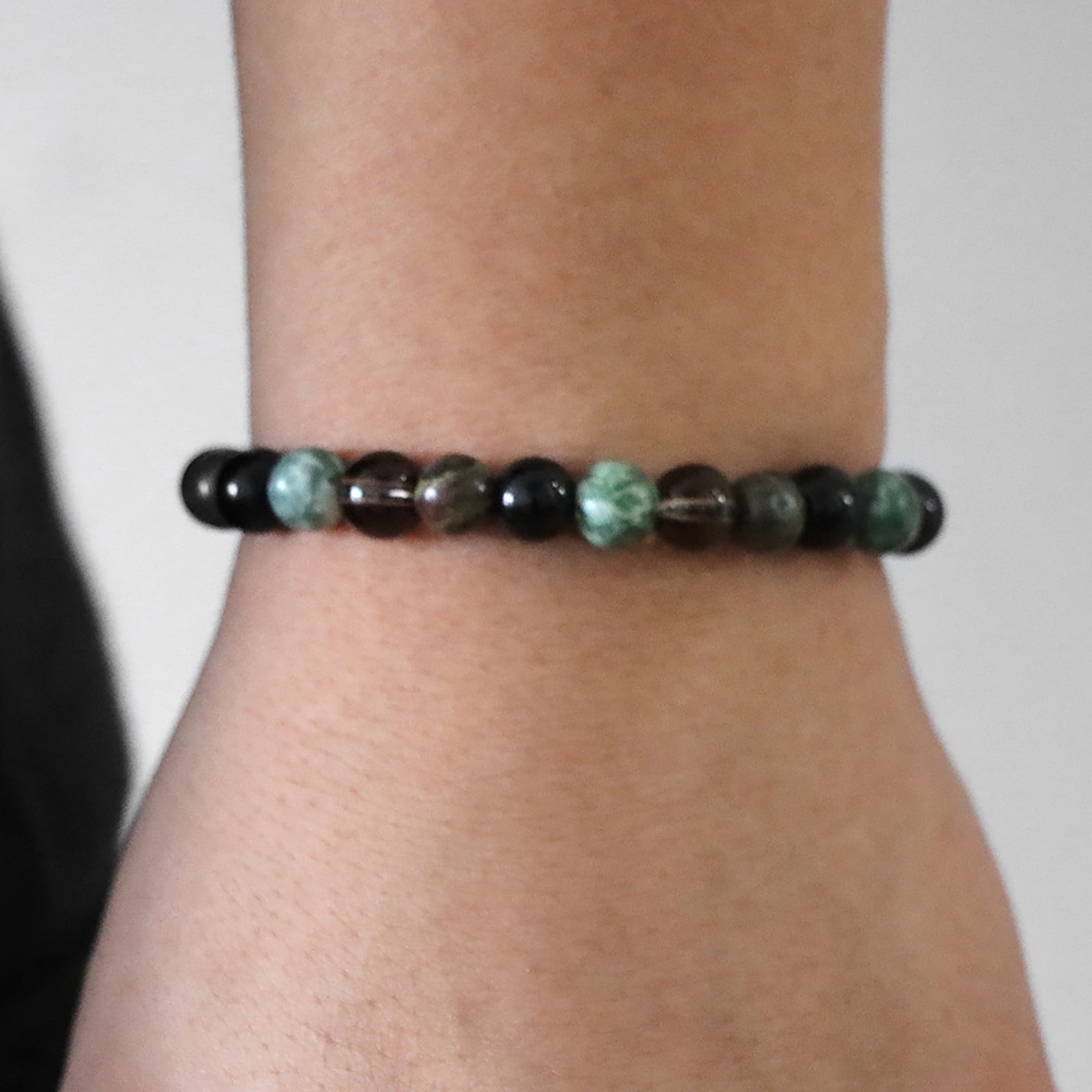 EOND Bracelets for Women Natural Stone Beads Woven Bracelet Charm Wrist Bangle Girls Accessories Holiday Gifts