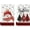 Red/Black, variant on SM-XLHN Black Red Xmas Tree Snowman Christmas Kitchen Towels Dish Towels, 18x26 Inch Holiday Bird Believe Winter Decoration Hand Towels Set of 2