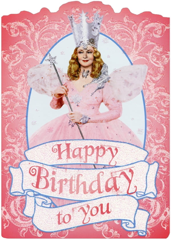 Paper House Productions Glinda Sparkling Pink Die Cut Glitter Wizard Of