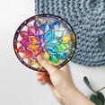 thumbnail image 5 of Mandala Stained Glass Suncatcher Colorful Window Hanging Decor Chakra Lotus Sun Catcher Boho Spiritual Gift Home Decor Gifts, 5 of 9