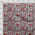 thumbnail image 2 of oneOone Cotton Flex Light Red Fabric Giraffe Animal Skin Sewing Craft Projects Fabric Prints By Yard 40 Inch Wide, 2 of 4