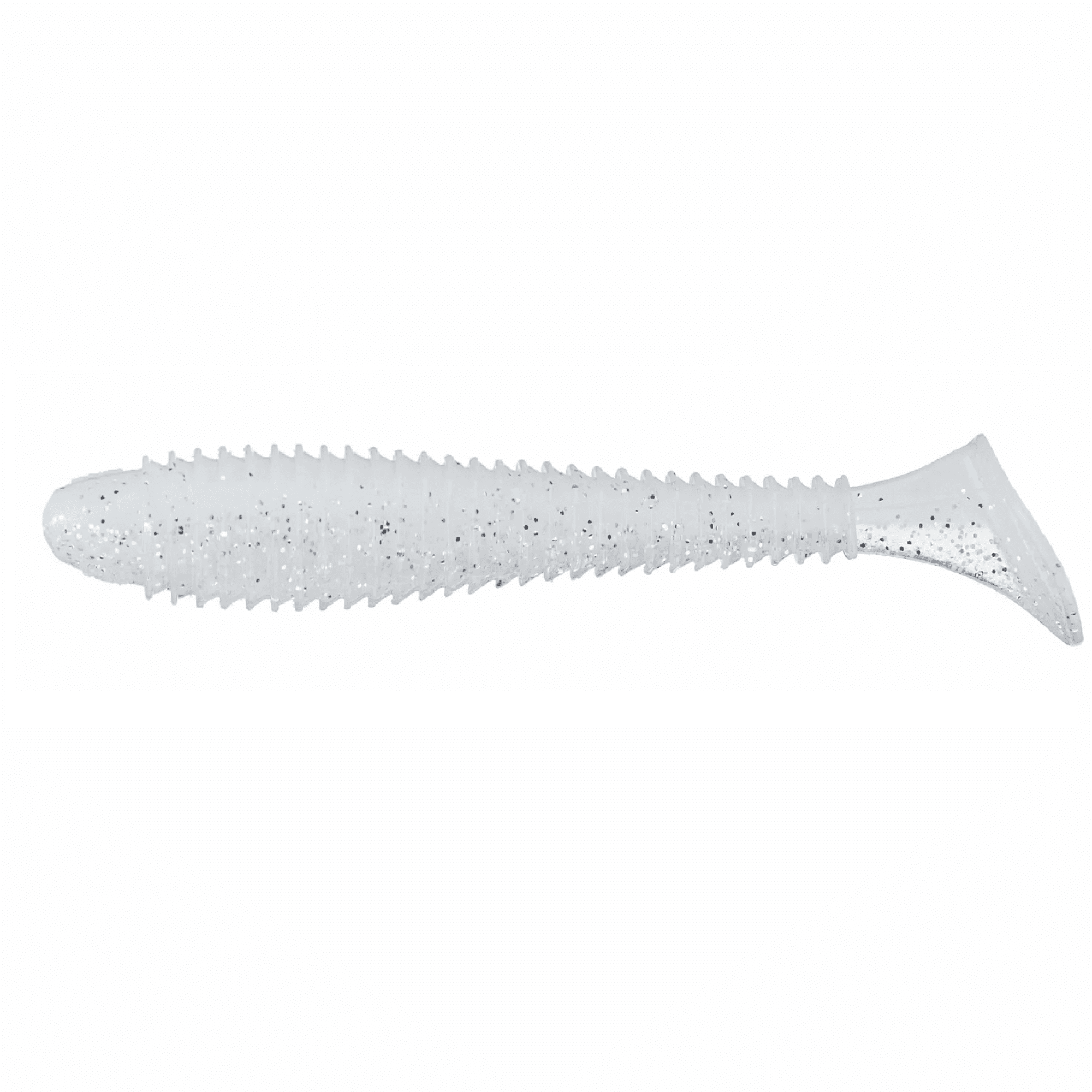 (2 pack) Strike King Rage Swimmer 3 3/4" Pearl Flash Soft Bait Lure