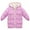 Purple, variant on Utoimkio Toddler Baby Girls Boys Winter Warm Jacket Hooded Snowsuit Windproof Thicken Coat Outerwear Hoodies with Pockets for Kids 1-10 Years