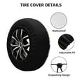 thumbnail image 2 of Rateoe Cute Sea Animals Pattern Tire Cover Wheel Protectors Weatherproof Wheel Covers Universal Fit for Trailer Rv SUV Truck Camper Travel Trailers Accessories-14 inch, 2 of 6