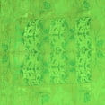 thumbnail image 1 of Ahgly Company Indoor Square Oriental Green Traditional Area Rugs, 8' Square, 1 of 4