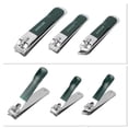 thumbnail image 5 of Unique Bargains 4pcs Exquisite Stainless Steel Nail Clippers Set Green, 5 of 6