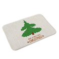 thumbnail image 1 of Alfombra roja de franela navideña Alfombra de piso de Papá Noel Árbol de Navidad Protector de piso de dibujos animados Alfombra antideslizante kenally JR0878-06, 1 of 7