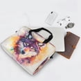 thumbnail image 5 of Laptop Bag Laptop Briefcase 15.7 x 3 x 11.8 Inches Laptop Bag Briefcases Laptop Storage Travel Laptop Bag Work Laptop Bag Color Watercolor Wolf, 5 of 8