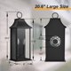 thumbnail image 3 of Lámpara de pared para exteriores Lawyettle, 2 luces, color negro, 52 cm, resistente al agua, 3 of 7