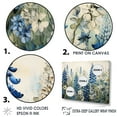 thumbnail image 3 of Designart "Refined Blue And Beige Bonnets Field I" Blue Bonnets Picture Framed Canvas Art Print, 3 of 5
