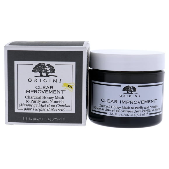 Clear Improvement Charcoal Honey Mask to Purify and Nourish by Origins for Unisex - 2.5 oz Mask