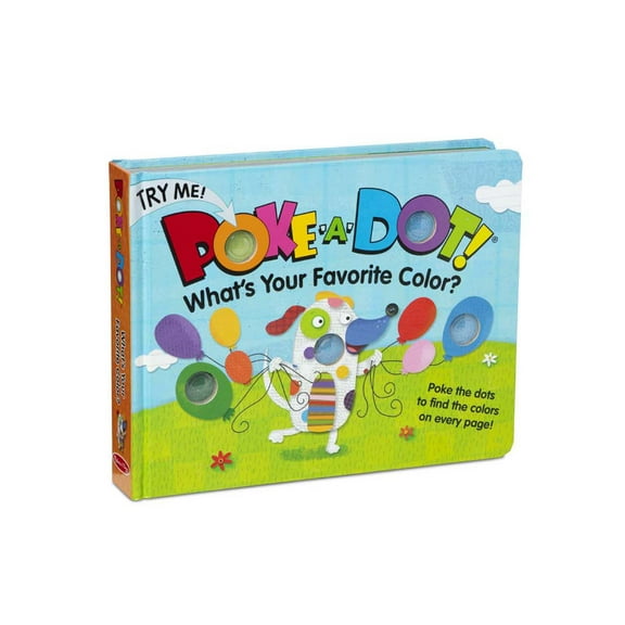 Melissa & Doug Children's Book - Poke-a-Dot: What’s Your Favorite Color (Board Book with Buttons to Pop)