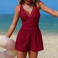thumbnail image 6 of XIYON One Piece Swimsuit Women Elegant Solid Colored Swimwear For With Pocket Detail Conservative Athletic Style Beach Vacation 2026, 6 of 8