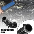 thumbnail image 3 of Tubo de manguera de entrada de filtro de aire con abrazaderas para Acura TSX 2.4L L4 Gas 2006-2008 Goma negra Unique Bargains, 3 of 7