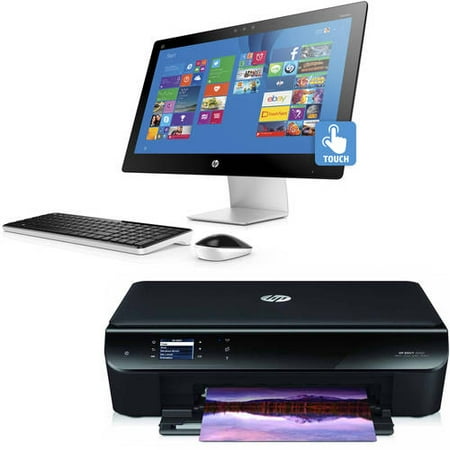 HP Computer and HP Envy 4500 Thermal Inkjet Multifunction Printer/Copier/Scanner