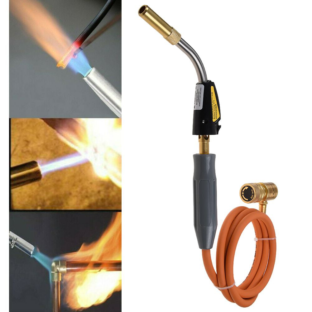 Details about   Gas Welding Torch Gas Plumbing Turbo Burner Torch Propane Soldering Brazing Kit 