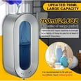 thumbnail image 4 of Jinsinto 700ML Automatic Soap Dispenser with Sensor Touchless Wall Mounted Soap Dispenser Disinfectant Dispenser Silver, 4 of 5