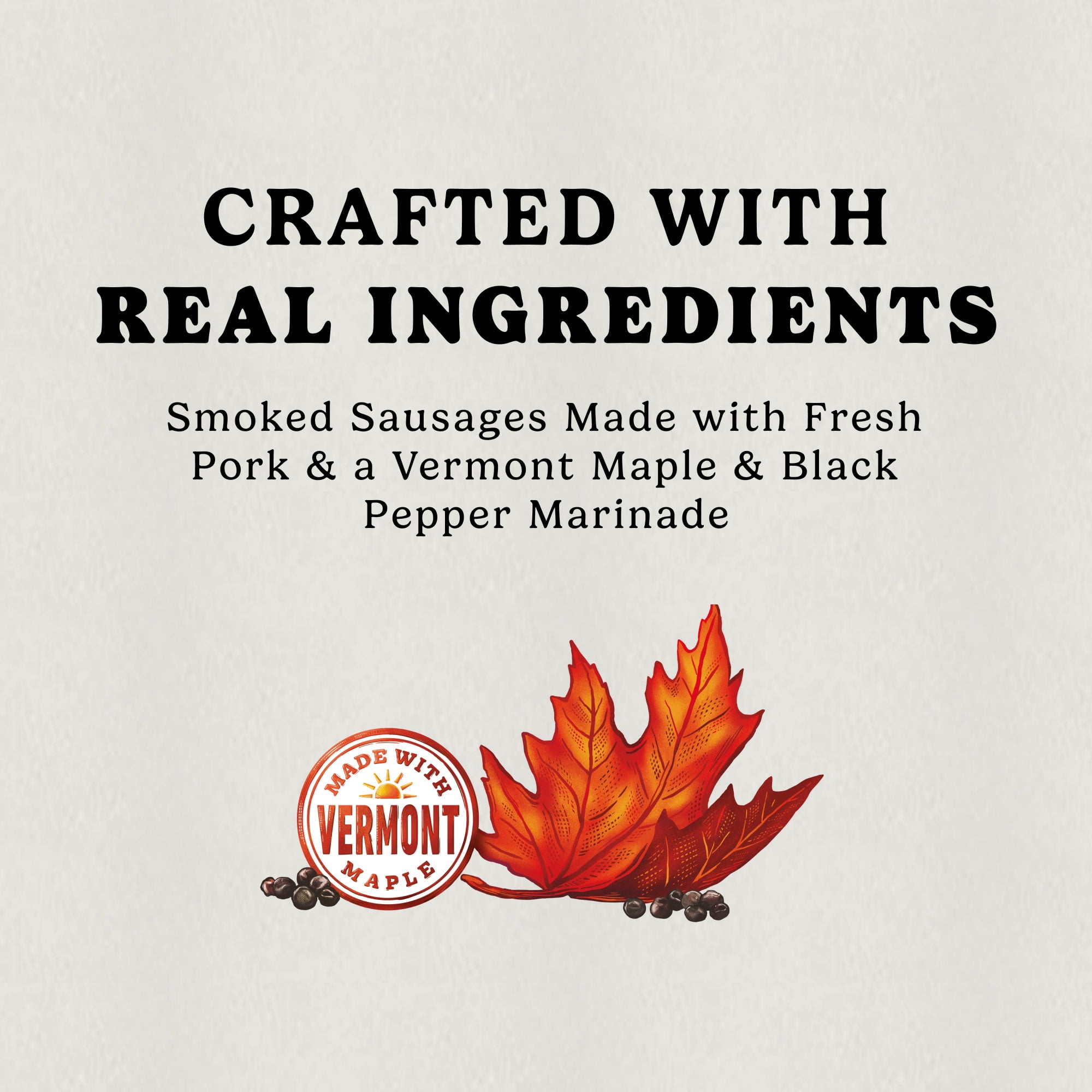 Duke’s Pork Maple Black Pepper Smoked Shorty Sausages, 6g Protein Per Serving, 7.5 oz.