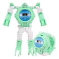 thumbnail image 3 of Childrens Cartoon Robot Deformation Watch Toy Transforms Into A Robot Watch Creative Gift Toy, 3 of 9