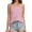 Pink, variant on Women's Tanks for Ladies Fashion Tank Top With Sequin Solid Color Top No Pink XL