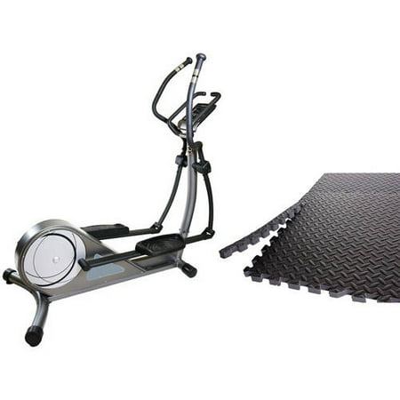 Velocity Fitness CHE-2003 Programmable Elliptical with Bonus Puzzle Mat