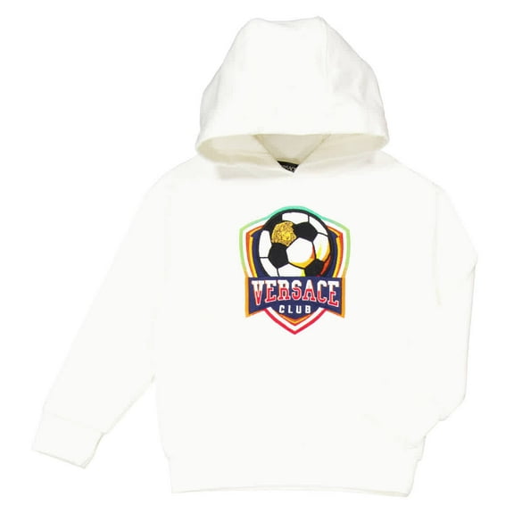 Young Versace Kids Club Soccer Hoodie, Size 8Y
