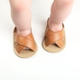 thumbnail image 3 of Summer Baby Boys Comfortable Breathable Anti-Slip Shoes Tassel Design Sandals Toddler Soft Soled First Walkers 0-18M, 3 of 5