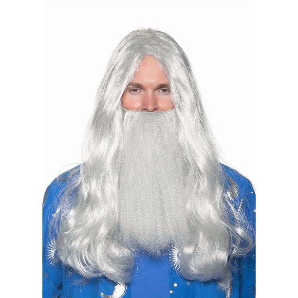 Kit de accesorios para disfraces UNDERWRAPS Halloween Wizard Grey