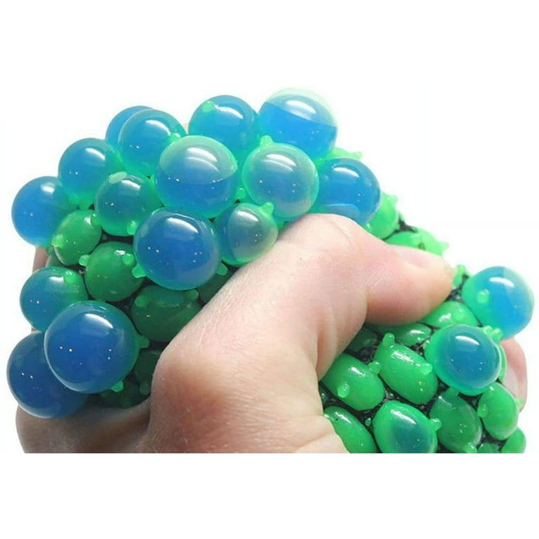 3 FROG SQUEEZE MESH BALL - 1 Random Color Stress Toy Per Order