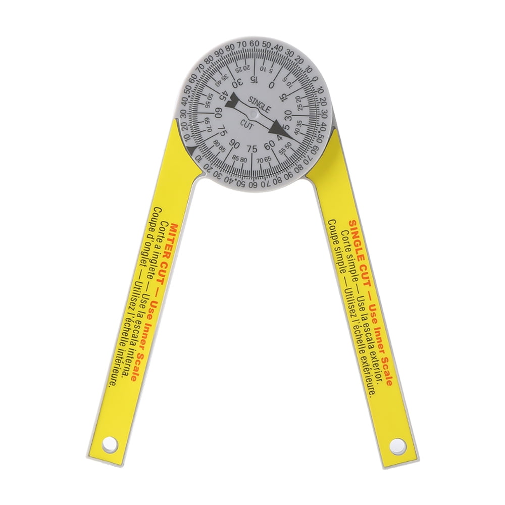 Goniometer Angle Finder Miter Gauge Arm Measuring Ruler Tool Plastic Protractor