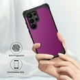 thumbnail image 5 of Dteck for Samsung Galaxy S23 Ultra Case with Screen Protector Soft Film, Shockproof Rugged Full-Body Hybrid Bumper Protective Cover for Samsung Galaxy S23 Ultra 5G 6.8 Inch,Purple, 5 of 8